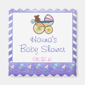 Paarse Sun Baby Stuff Magneet (Voorkant)