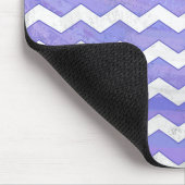 Paarse Sun Chevron Pattern Muismat (Hoek)