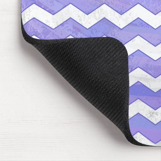 Paarse Sun Chevron Pattern Muismat (Hoek)