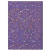 Paarse Sun en Moon Tablecloth, Paarse tablet Tafelkleed (Voorkant)