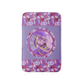 Paarse Sun fairy Bath Mat (Voorkant Verticaal)