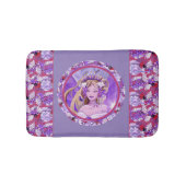 Paarse Sun fairy Bath Mat (Voorkant)