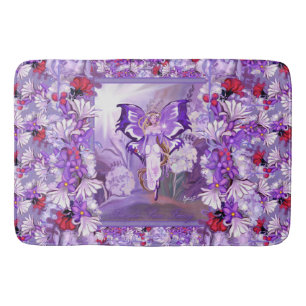 Paarse Sun fairy Bath Mat
