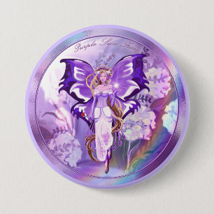 Paarse Sun Fairy Button