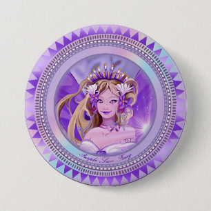 Paarse Sun Fairy Button