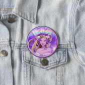 Paarse Sun Fairy Button (In situ)