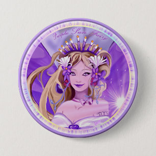 Paarse Sun Fairy Button
