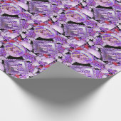 Paarse Sun Fairy Cadeaupapier (Hoek)