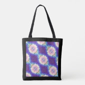 Paarse Sun Fairy Canvas tas (Achterkant)