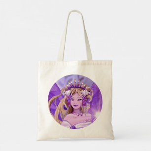 Paarse Sun Fairy Canvas tas