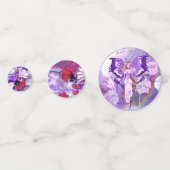 Paarse Sun Fairy Confetti (Voorkanten)