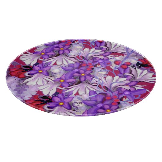 Paarse Sun Fairy Cutting Board Snijplank (Hoek)