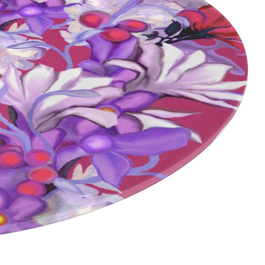 Paarse Sun Fairy Cutting Board Snijplank (Hoek)