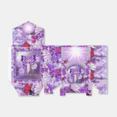 Paarse Sun Fairy Favor Box Bedankdoosjes (Uitgevouwen)