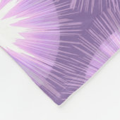 Paarse Sun fairy Fleece Blanket (Hoek)