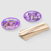 Paarse Sun Fairy Handwaaier (Niet-gemonteerd)