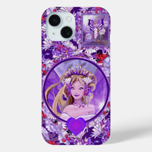 Paarse Sun Fairy Hoesje-Mate iPhone Case
