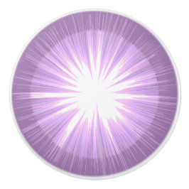 Paarse Sun Fairy Keramische Knop