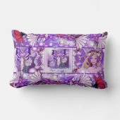 Paarse Sun Fairy Kussen (Voorkant)