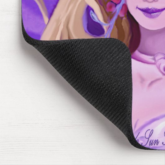 Paarse Sun Fairy Muismat (Hoek)