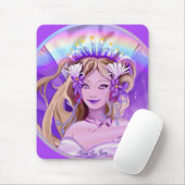 Paarse Sun Fairy Muismat (Met muis)