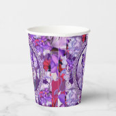 Paarse Sun Fairy Papieren Bekers (Rechts)