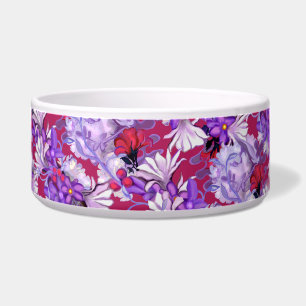 Paarse Sun Fairy pet collar Voerbakje