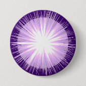 Paarse Sun Fairy Ronde Button 7,6 Cm (Voorkant)