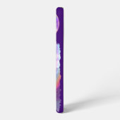 Paarse Sun Fairy Samsung Galaxy Hoesje (Linkerkant)