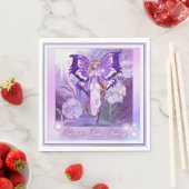 Paarse Sun Fairy Servet (Insitu)