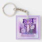 Paarse Sun Fairy Sleutelhanger (Voorkant)