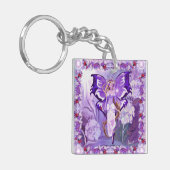 Paarse Sun Fairy Sleutelhanger (Voorkant Links)