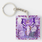 Paarse Sun Fairy Sleutelhanger (Voorkant)