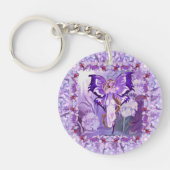 Paarse Sun Fairy Sleutelhanger (Voorkant)