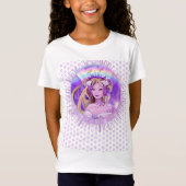 Paarse Sun Fairy T-Shirt (Voorkant)