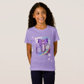 Paarse Sun Fairy T-shirt (Voorkant volledig)
