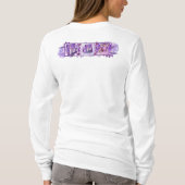 Paarse Sun Fairy T-Shirt (Achterkant)