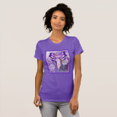 Paarse Sun Fairy T-Shirt (Voorkant volledig)
