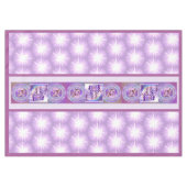 Paarse Sun fairy Tablecloth Tafelkleed (Voorkant (Horizontaal))