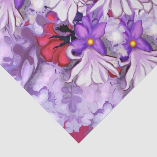 Paarse Sun Fairy Tissuepapier (Detail)