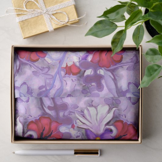 Paarse Sun Fairy Tissuepapier (Geschenk)