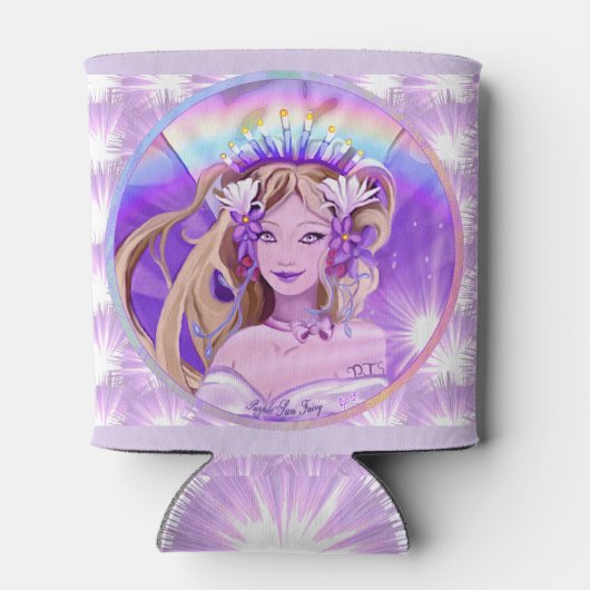 Paarse Sun-fee Koelbox Blikjeskoeler (Achterkant)