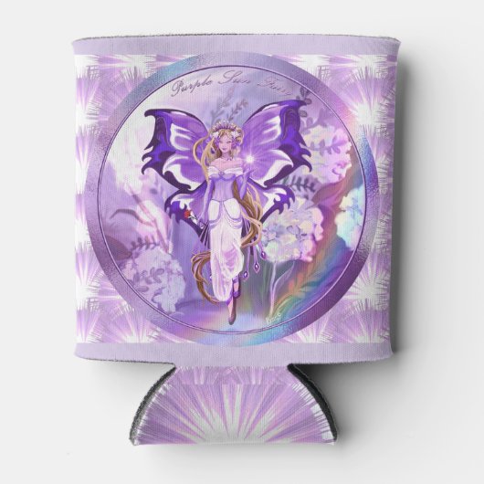 Paarse Sun-fee Koelbox Blikjeskoeler (Voorkant)