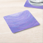 Paarse Sun Kartonnen Onderzetters (Schuin)