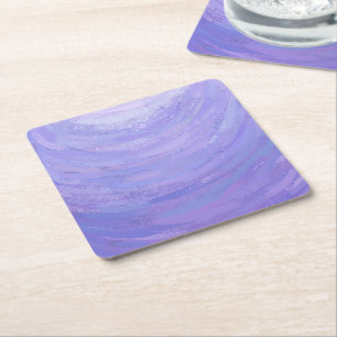 Paarse Sun Kartonnen Onderzetters