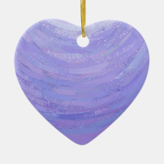 Paarse Sun Keramisch Ornament (Voorkant)