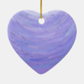 Paarse Sun Keramisch Ornament (Achterkant)