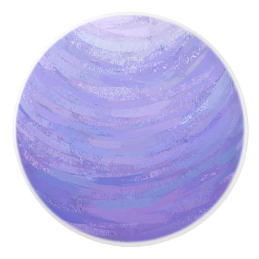 Paarse Sun Keramische Knop (Voorkant)