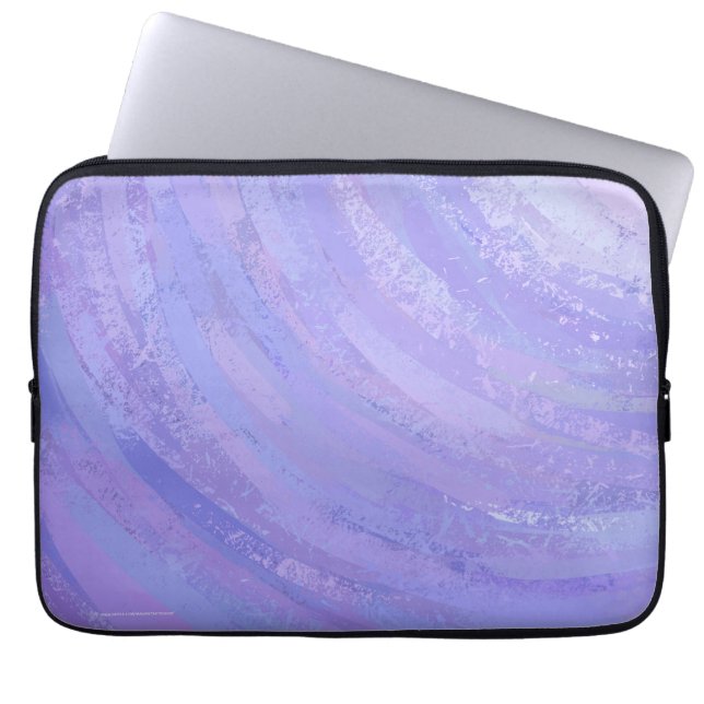 Paarse Sun Laptop Sleeve (Voorkant)