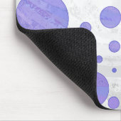 Paarse Sun Polka Dot Muismat (Hoek)